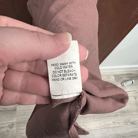 Wild Honey Wrap Dress Sleeveless Casual Mauve Sundress Summer Size S - Picture 6 of 6